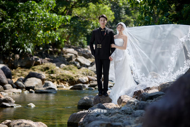 看一眼就爱上的复古小九寨森系婚纱照