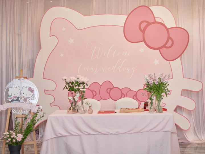 小预算粉色系婚礼