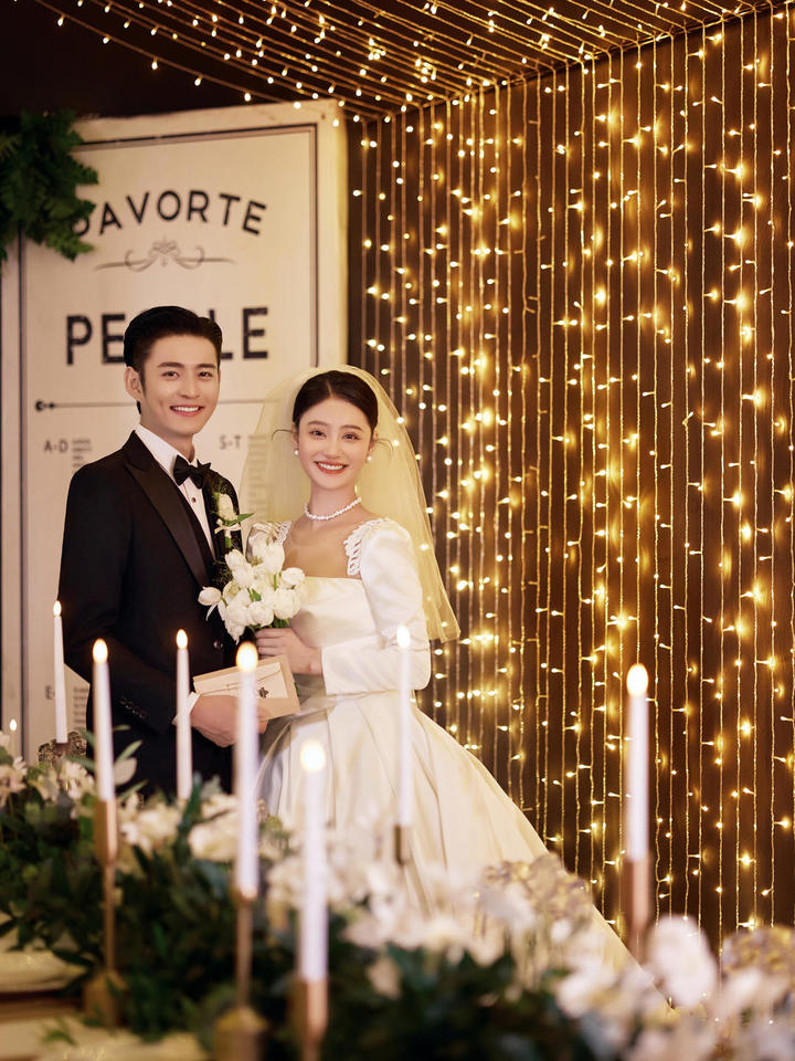 ins风西式晚宴婚纱照