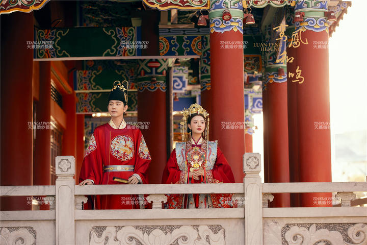 国风汉服婚纱照,古典唯美,东方仪式感复刻传统之美