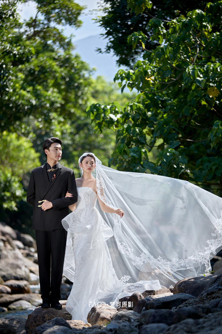 看一眼就爱上的复古小九寨森系婚纱照