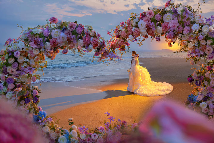 海风编织爱的誓言✨浪漫海景婚纱照