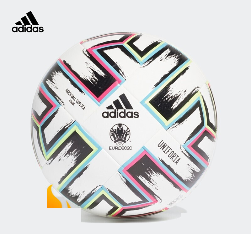 Adidas阿迪达斯足球欧洲杯比赛训练球2021新款成人耐磨球5号球 FH7339【5号】